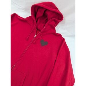 CLOAK Brand XXL Full Zip Hoodie Heavy Stan By Your Brand Red Mens Sweatshirt XXL